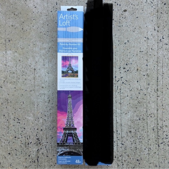 Artist’s Loft Paint by Numbers Kit - Eiffel Tower - Picture 1 of 4
